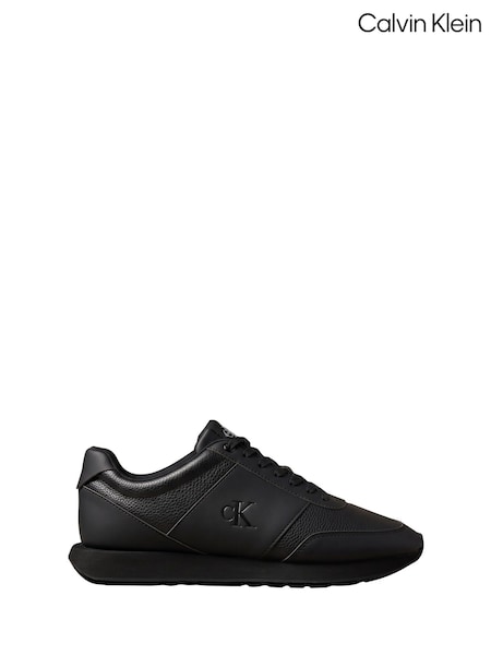 Black - Regular Calvin Klein Signature Logo Runner Trainers