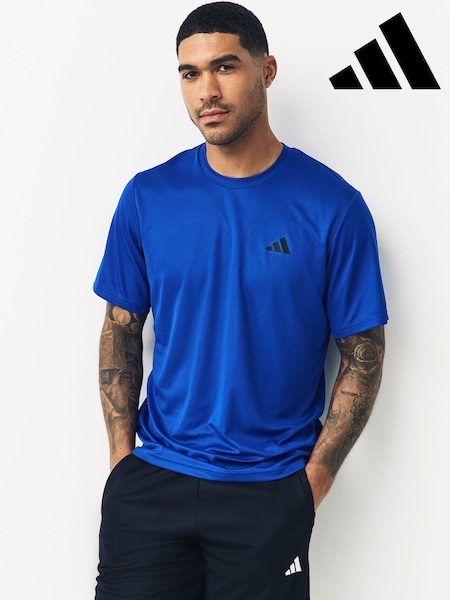 adidas Blue Train Essentials Training T-Shirt (519177) | $26