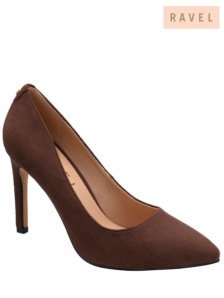 Brown - Ravel Pointed-toe Court Shoes