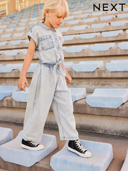 Helle Denim-Waschung - Shirt Playsuit (3-16yrs) (520286) | 9 € - 11 €