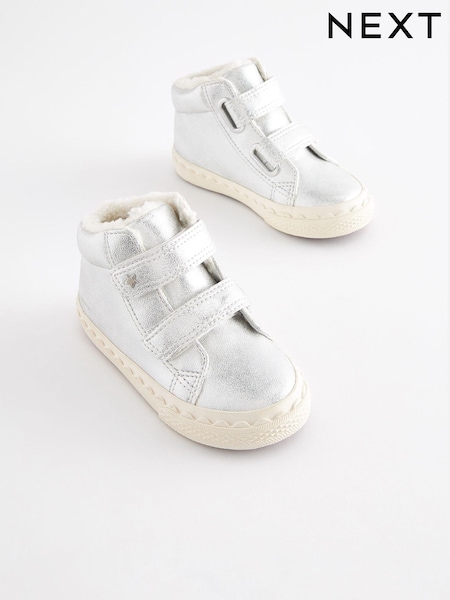 srebrna (barva); srebro - Touch Fasten Strap High Top Trainers (520479) | € 17 - € 19