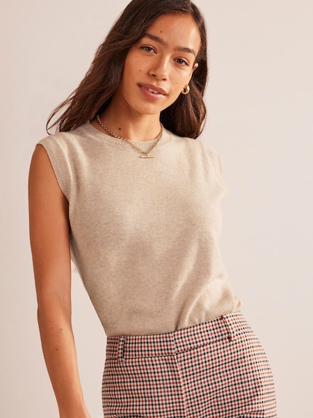 Boden Natural Eva Cashmere Tank (520903) | $192