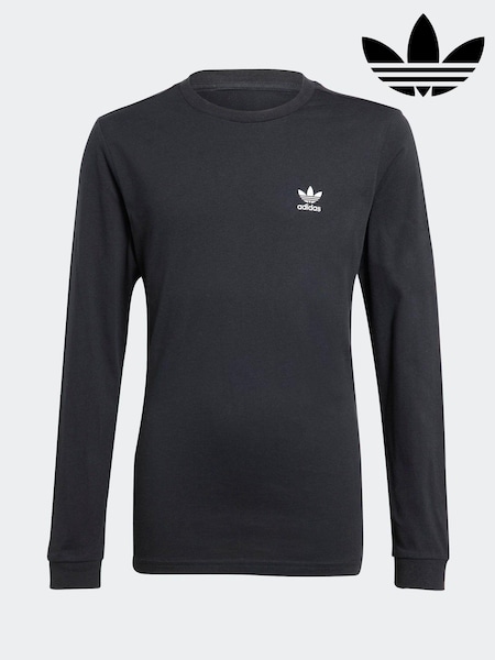 adidas Originals Junior Black Long Sleeve T-Shirt (520994) | €13
