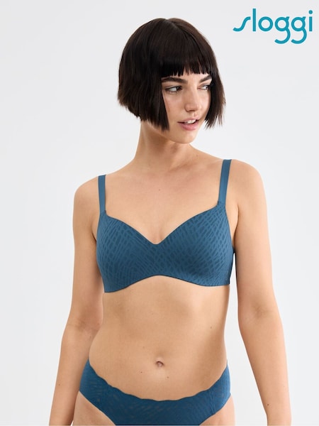 Blue - Sloggi Zero Feel Bliss The Up T-shirt Bra