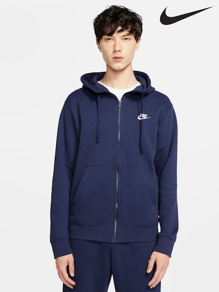 Marin - Nike Club Zip Up Hoodie (521670) | kr1 470