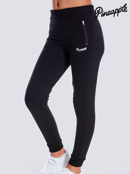 Pineapple Black Skinny Zip Girls Joggers (521933) | AED73