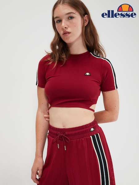 Ellesse Red Maldonado Cropped T-Shirt (521936) | €13.50