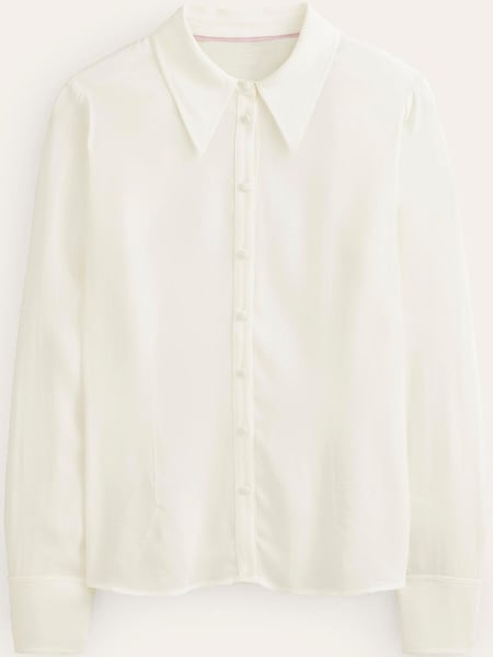 Boden White Fitted Workwear Shirt (522195) | €47.50