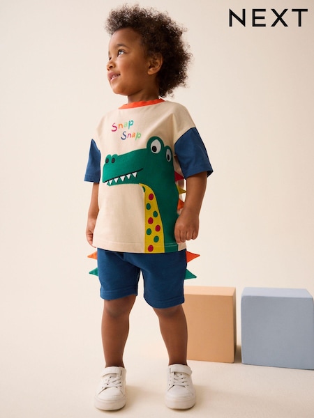 Multi - 100% Set tricou și pantaloni scurți din bumbac (3luni-7ani) (522271) | 81 LEI - 104 LEI