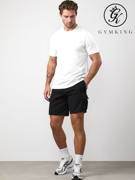White - Regular Gym King Signature T-shirt