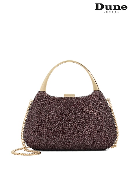 Red - Dune London Beamings Clutch Bag
