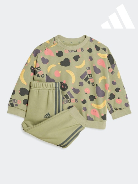 adidas Kids Essentials Allover Print Joggers Set (522676) | ‏115 د.إ.‏
