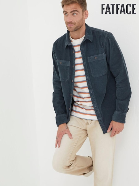FatFace Blue Cord Utility Shirt (523139) | €34