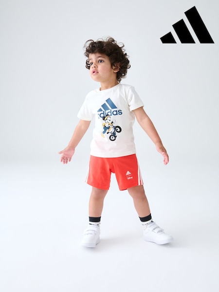 adidas Navy 100% Cotton Disney Mickey Mouse T-Shirt Set (523194) | €20