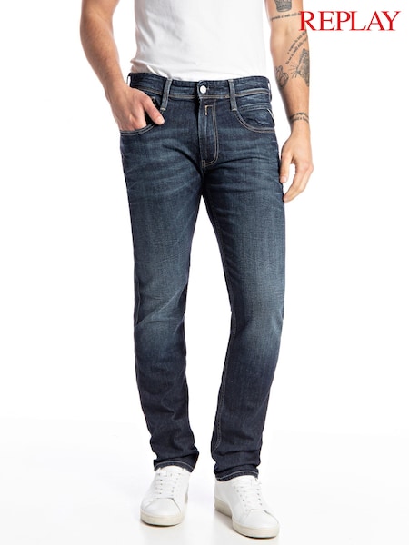 Replay Dark Blue Anbass Plus Slim Fit Jeans (523201) | €230