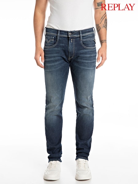 Replay Dark Blue Hyperflex Dust Slim Fit Anbass Jeans (523233) | €119