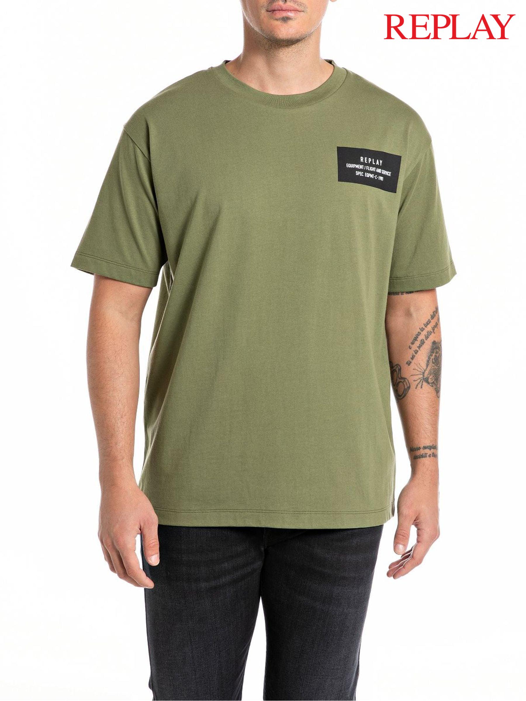 Men s T Shirts Replay Bettercotton Short Sleeve Tops Next Luxembourg