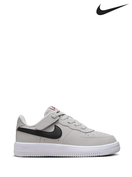 Nike Grey Iron Little Kids Force 1 Low EasyOn Shoes (523484) | €36