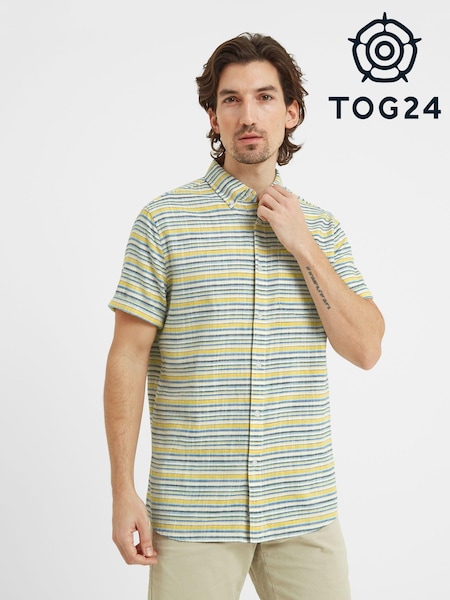 Tog 24 Harold Short Sleeve 100% Cotton Stripe Shirt (523846) | 198 LEI