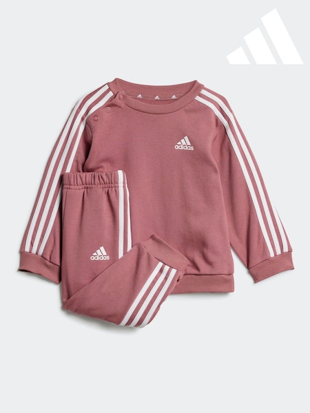 adidas Pink Kids Essentials 3-Stripes Tracksuit (524097) | €40
