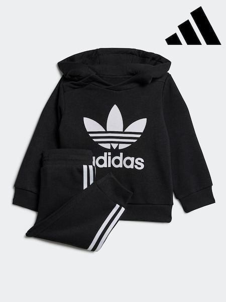 adidas Originals Black Infants Adicolor Hoodie and Joggers Set (524578) | €50