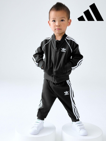 adidas Originals Black Infants Adicolor SST Tracksuit (524629) | SGD 74