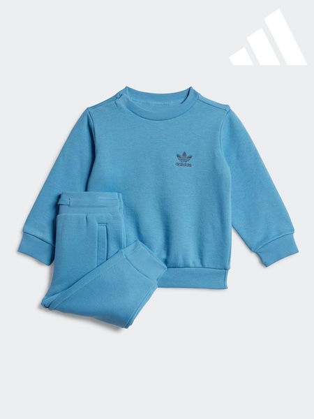 adidas Blue Kids Crew Set (524707) | OMR10