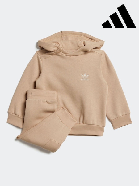 adidas Beige Hoodie Set (524720) | AED175