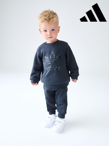 adidas Crew Sweat Top and Joggers Set (524726) | ‏154 د.إ.‏