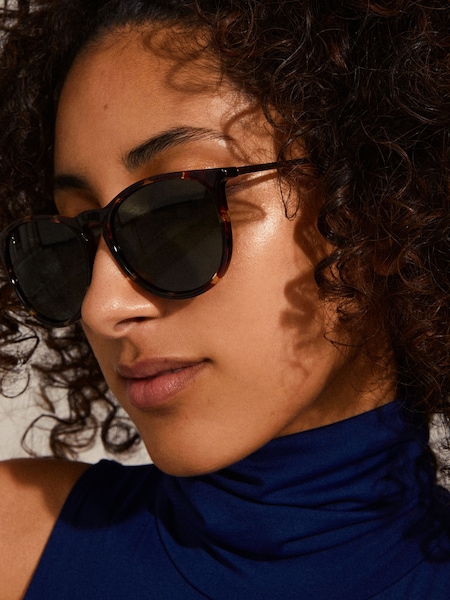 PILGRIM Green Turtle Vanille Sunglasses (524893) | R$ 295