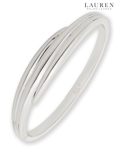 Сріблястий - Lauren Ralph Lauren Puffy Hinge Bangle