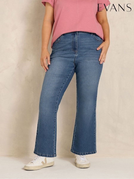 Blue - Evans Bootcut Jeans