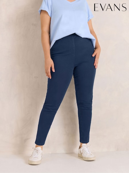 Blue - Evans Skinny Jeggings