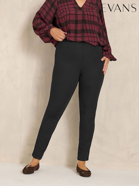 Black - Evans Skinny Jeggings