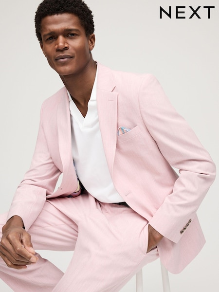 rožnata - Standardni kroj - Slim Fit Motionflex Stretch Suit Jacket (525752) | € 43