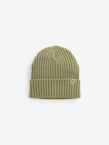 Kaki zelena - Rib Beanie Hat (1-16yrs) (526086) | € 4 - € 7