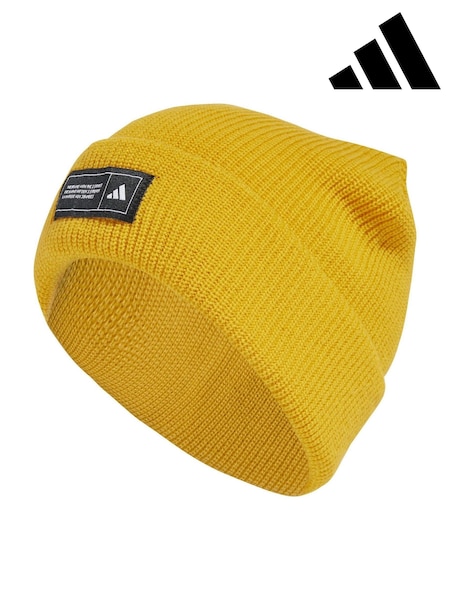 adidas Yellow Essentials Cuffed Beanie Hat (526597) | €9