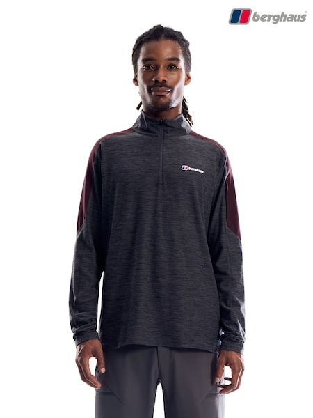 Schwarz - Regular Berghaus Farndale Long Sleeve Tech T-shirt