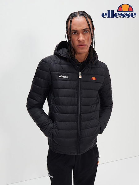 Ellesse Lombardy Padded Black Jacket (527202) | OMR35