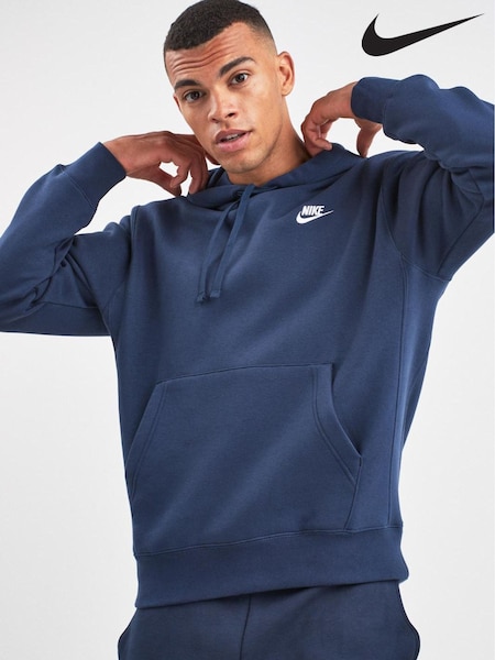 Marin - Nike Club Pullover Hoodie (527700) | kr1 100 - kr1 260