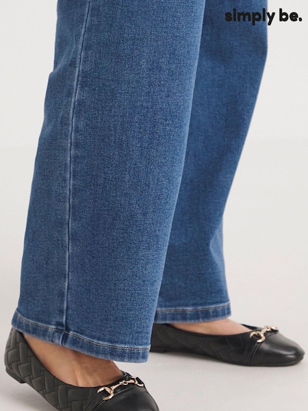 Negru - Simply Be Quilted Snaffle Balerină Pantofi (528467) | 114 LEI