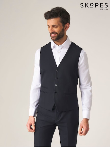 כחול כהה - Skopes Madrid Regular Fit Suit Waistcoat (528952) | ‏226‏₪
