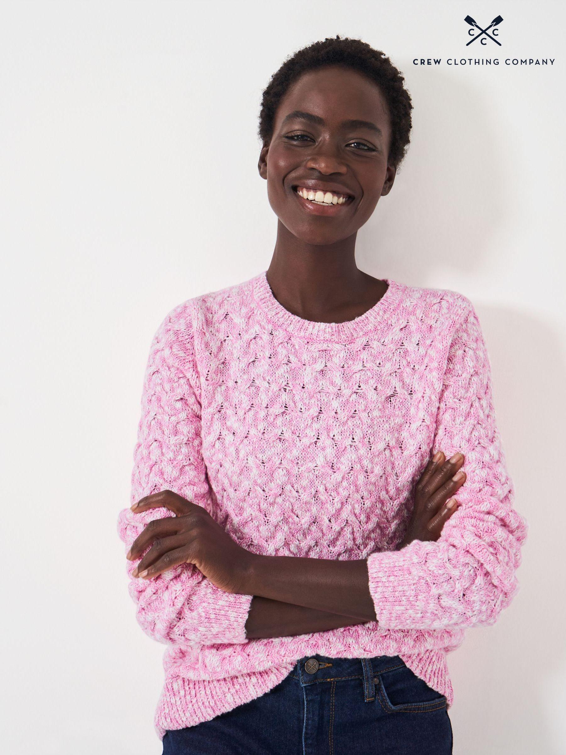 Crew clothing cable knit jumper shop