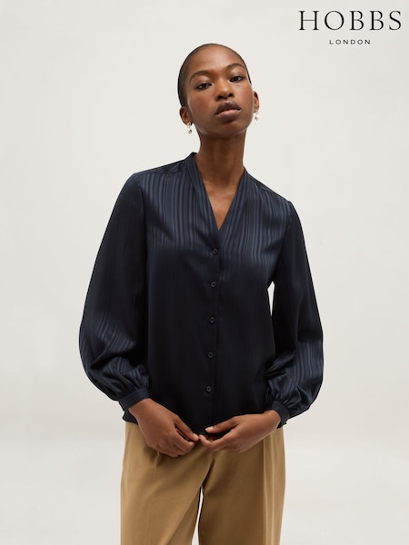 Blue - Hobbs Kathleen Blouse