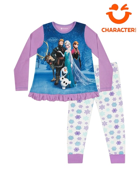 Character White Disney Princess Frozen 100% Cotton Pyjamas (529449) | 84 QAR