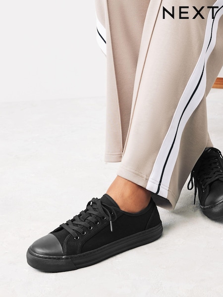 Black Forever Comfort® Canvas Baseball Trainers (529995) | €26