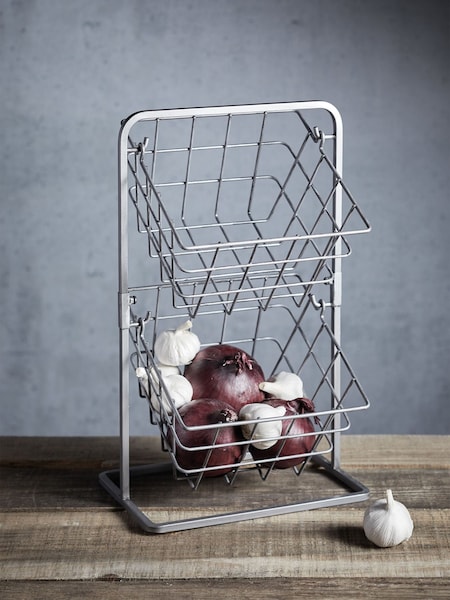Industrial Kitchen 2 Tier Storage Basket (530151) | ‏163 ر.ق.