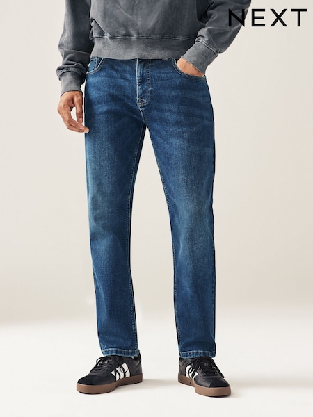 Blå mitt - Enda - Slim Fit Classic Stretch Jeans (530205) | kr460
