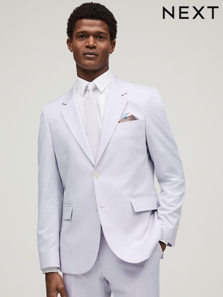 Lila vijolična - Standardni kroj - Slim Fit Motionflex Stretch Suit Jacket (530403) | € 43