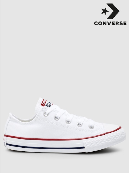 Converse White Chuck Taylor All Star Ox Junior Trainers (530575) | 8,110 ISK